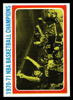 1971-72 Topps #137 1970-71 NBA Basketball Champions Ex-Mint  ID: 436978