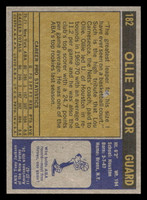 1971-72 Topps #182 Ollie Taylor Near Mint+ 
