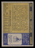 1971-72 Topps #202 George Thompson Ex-Mint  ID: 436991