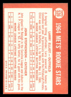 1964 Topps #536 Larry Elliot/John Stephenson Mets Rookies Excellent+ RC Rookie  ID: 437206