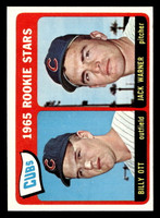 1965 Topps #354 Billy Ott/Jack Warner Cubs Rookies Ex-Mint RC Rookie  ID: 437375