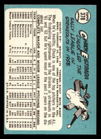 1965 Topps #378 Chuck Estrada Ex-Mint  ID: 437389