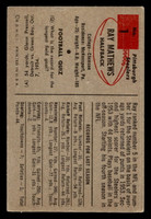 1954 Bowman #1 Ray Mathews Excellent  ID: 437461