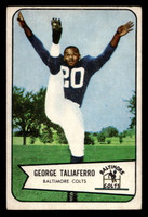 1954 Bowman #50 George Taliaferro Very Good  ID: 437491