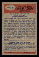 1955 Bowman #16 Charley Conerly VG-EX  ID: 437562