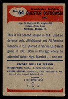 1955 Bowman #64 Chet Ostrowski Excellent  ID: 437615
