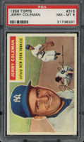 1956 Topps #316 Jerry Coleman PSA 8 NM-Mint Yankees