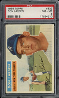 1956 Topps #332 Don Larsen PSA 8 NM-Mint Yankees
