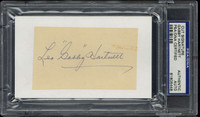 Leo Gabby Hartnett Cut Signature Signed Auto PSA/DNA Slabbed Cubs