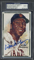 Willie McCovey Historic Autographs Signed Auto PSA/DNA Slabbed Giants