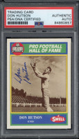 Don Hutson 1990 Swell #10 Signed Auto PSA/DNA Slabbed Packers