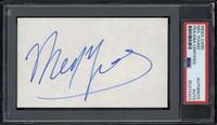 Neil Young Index Card Signed Auto PSA/DNA Authenticated Musician