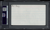 Neil Young Index Card Signed Auto PSA/DNA Authenticated Musician