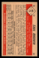 1953 Bowman Color #75 Saul Rogovin Excellent 