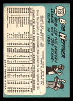 1965 Topps #199 Bob Heffner Very Good 