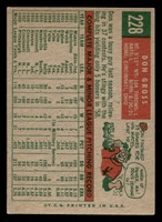 1959 Topps #228 Don Gross Excellent  ID: 438941