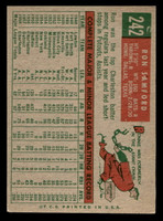 1959 Topps #242 Ron Samford VG-EX RC Rookie 