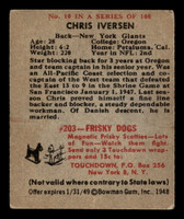 1948 Bowman #10 Chris Iversen Excellent+  ID: 439739