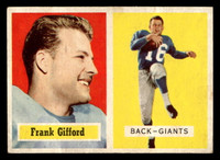 1957 Topps #88 Frank Gifford Excellent+  ID: 439896