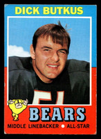 1971 Topps #25 Dick Butkus Excellent  ID: 440208