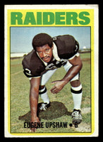 1972 Topps #186 Gene Upshaw Very Good RC Rookie  ID: 440211