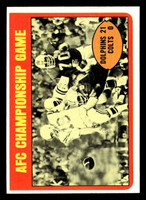 1972 Topps #137 1971 AFC Championship Game Ex-Mint 