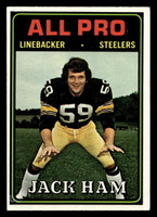 1974 Topps #137 Jack Ham AP Ex-Mint  ID: 440333