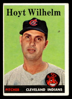 1958 Topps #324 Hoyt Wilhelm UER Excellent  ID: 440422