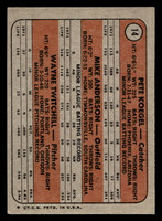 1972 Topps #14 Pete Koegel/Mike Anderson/Wayne Twitchell Phillies Rookies Excellent+ RC Rookie  ID: 441218