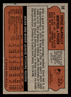 1972 Topps #58 Ernie McAnally Ex-Mint  ID: 441345
