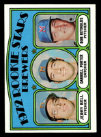 1972 Topps #162 Jerry Bell/Darrell Porter/Bob Reynolds Brewers Rookies Ex-Mint RC Rookie  ID: 441653