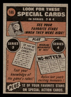 1972 Topps #186 Ron Bryant IA Ex-Mint  ID: 441724