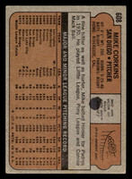 1972 Topps #608 Mike Corkins Very Good  ID: 442985