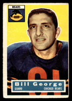 1956 Topps #47 Bill George Very Good RC Rookie  ID: 443490