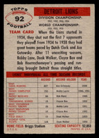 1956 Topps #92 Lions Team VG-EX 