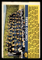 1956 Topps #119 Bears Team VG-EX miscut 