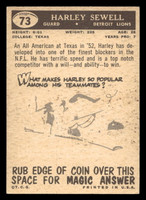 1959 Topps #73 Harley Sewell Excellent+  ID: 443741
