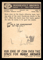 1959 Topps #114 Roosevelt Brown Excellent+  ID: 443823