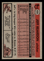 1981 Topps #456 Jeff Reardon Ex-Mint RC Rookie 