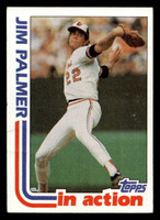 1982 Topps #81 Jim Palmer IA Very Good 