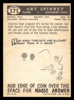 1959 Topps #171 Art Spinney Near Mint  ID: 444897