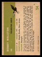 1961 Fleer #54 Bobby Walston Very Good  ID: 445165