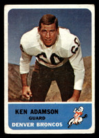 1962 Fleer #37 Ken Adamson G-VG 