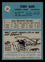 1964 Philadelphia #57 Terry Barr Excellent 
