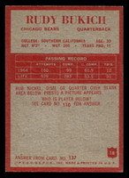 1965 Philadelphia #18 Rudy Bukich Near Mint RC Rookie  ID: 445869