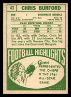 1968 Topps #43 Chris Burford Ex-Mint  ID: 446436