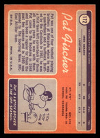 1970 Topps #172 Pat Fischer Ex-Mint  ID: 447571