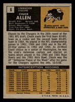 1971 Topps #6 Chuck Allen Ex-Mint  ID: 447814