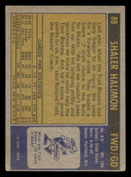 1971-72 Topps #89 Shaler Halimon Very Good  ID: 448630