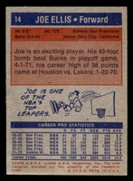 1972-73 Topps #14 Joe Ellis Ex-Mint  ID: 448820